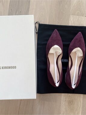 NIB Rare & Retired Nicholas Kirkwood Suede Studded Loafer – Aubergine | EU 37